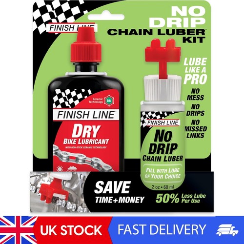 Drip chain lube kit - lube, dry